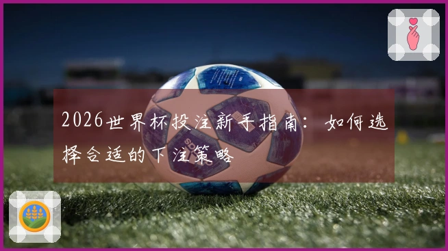 2026世界杯投注新手指南：如何选择合适的下注策略